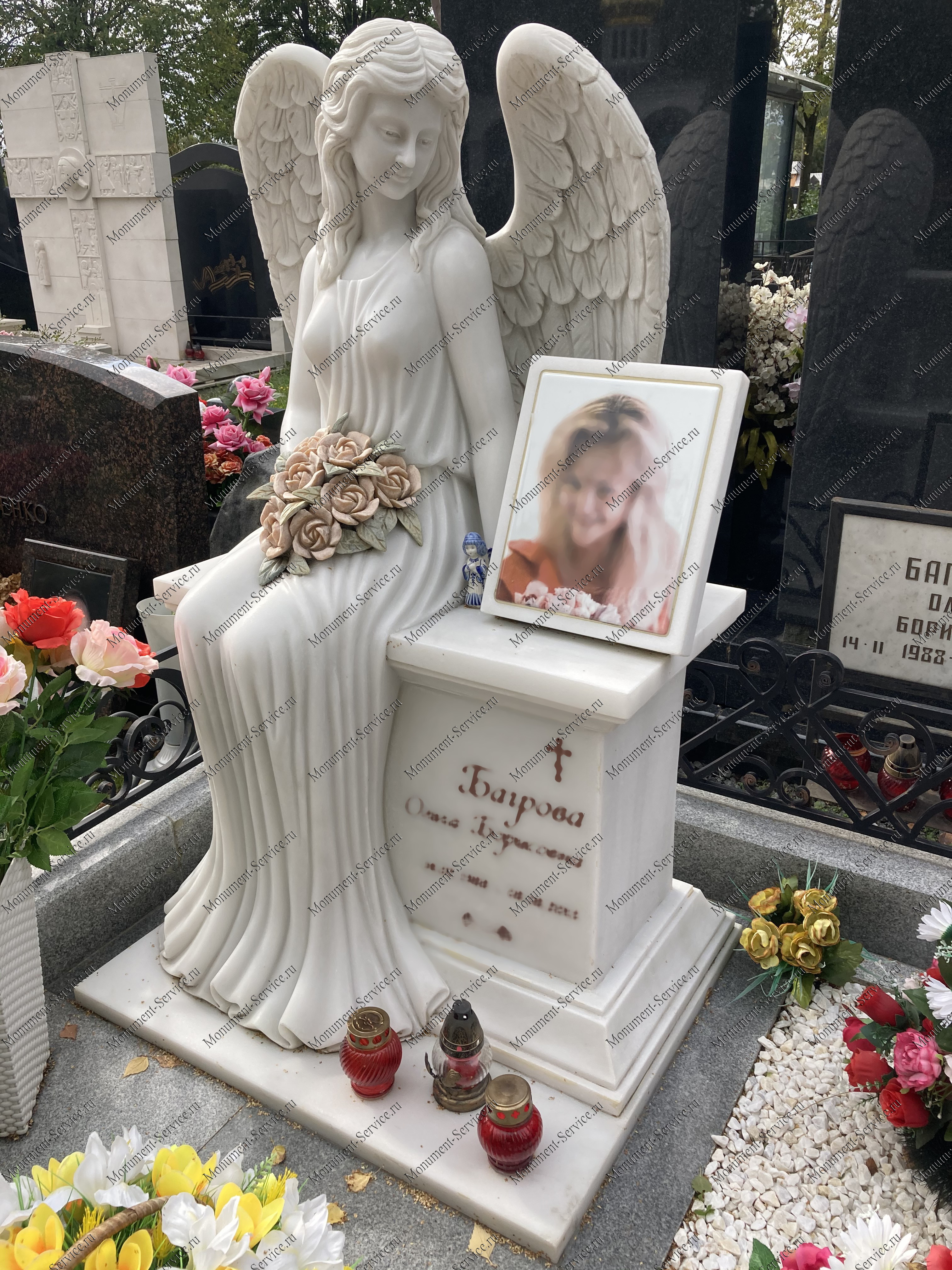 Памятник ангел на могилу